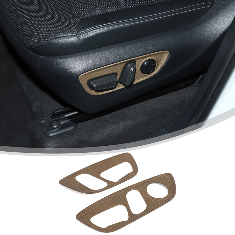 

For Toyota Land Cruiser Prado 2024+ ABS Carbon Fiber Car Electric Seat Adjustment Panel Decorative Stickers Car Accessories