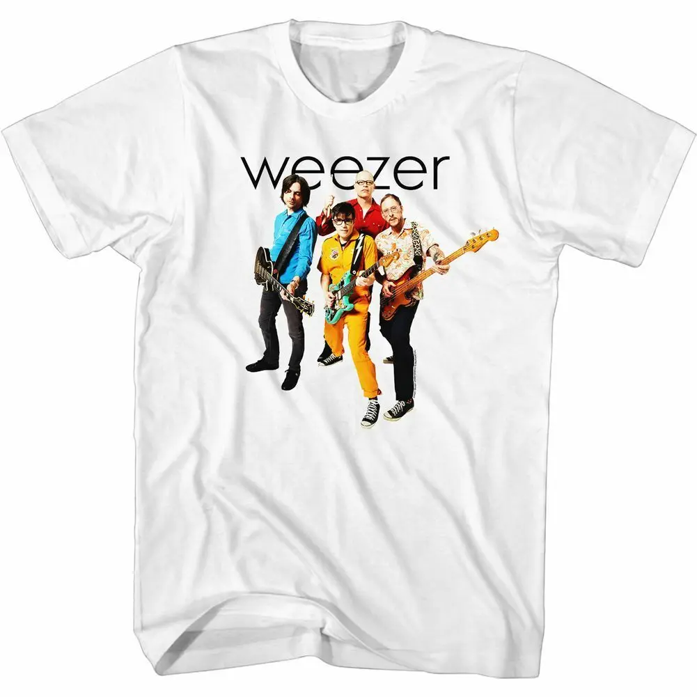 

Weezer The Band White взрослая футболка