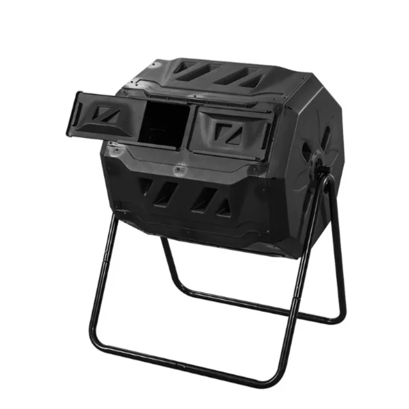 160L Gardening Garden Compost Bucket Tipping Outdoor Garden Fermentation Box Organic Fertilizer Garbage Fallen Leaf Compost Bin
