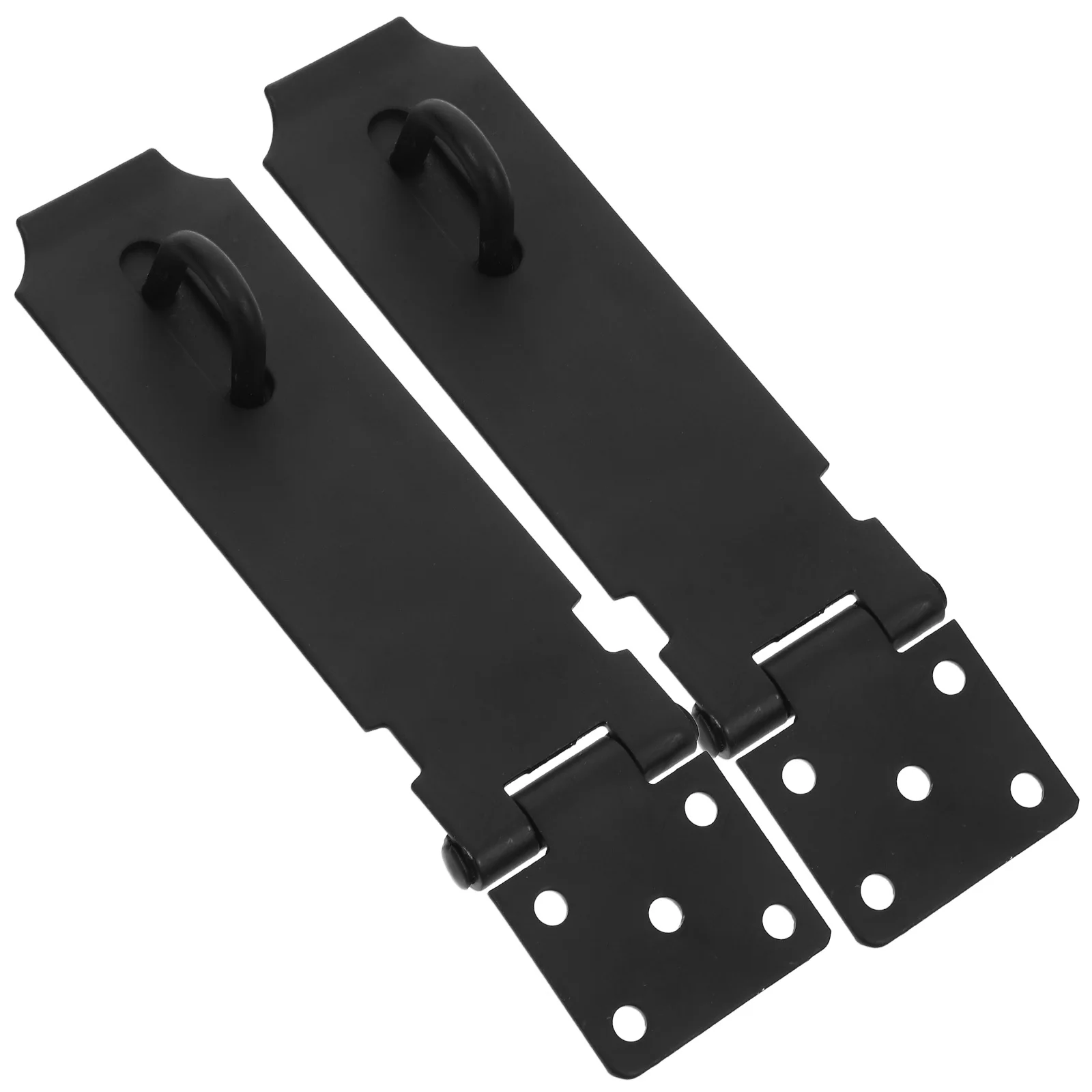 

2 Pcs Stainless Steel Padlock Cabinet Accessories Convenient Door Hasp Latch Bolt