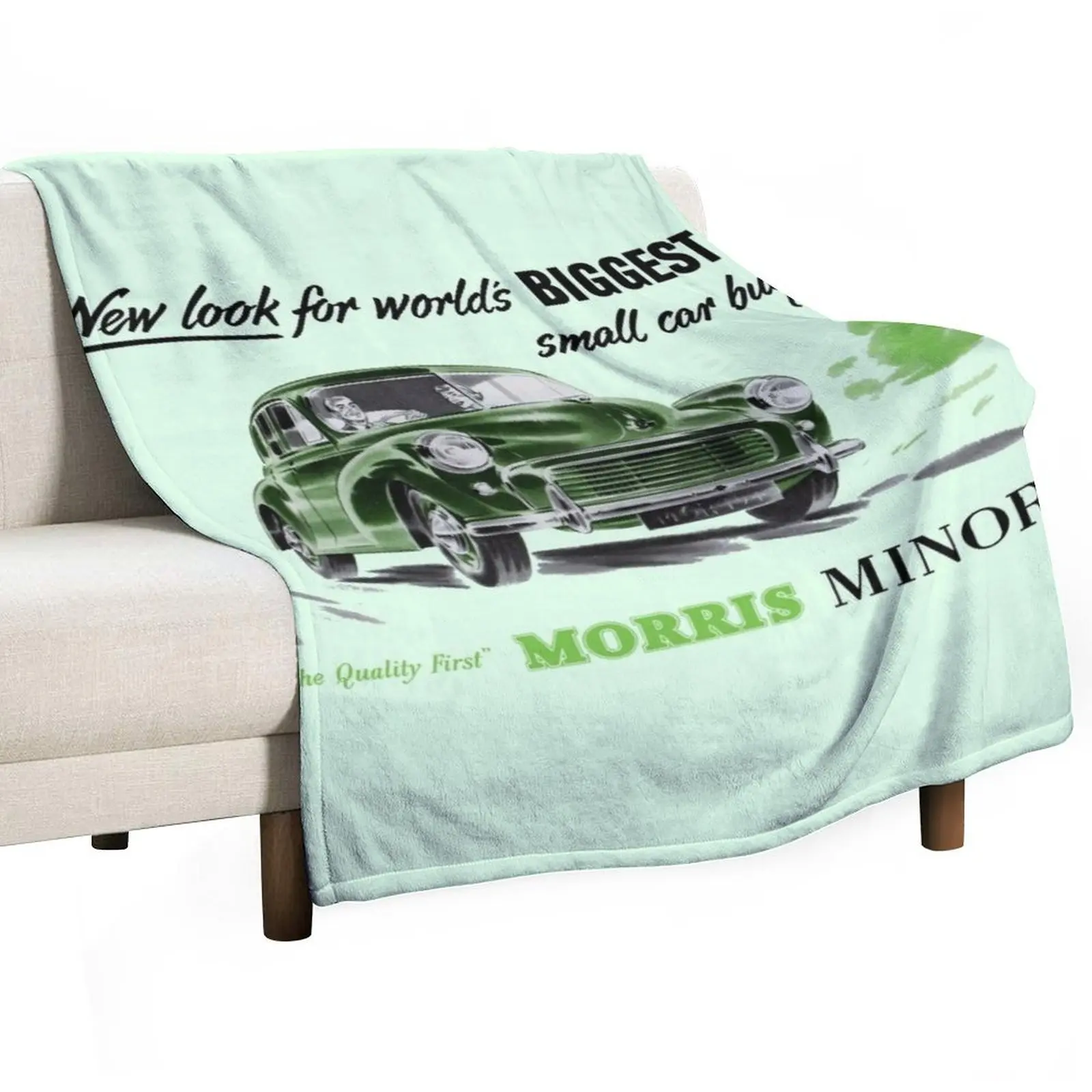 

MORRIS MINOR Throw Blanket manga bed plaid Flannel Fabric Bed Fashionable Blankets