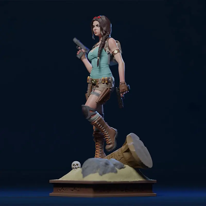 1/24  1/18  Resin Model Kit Female Explorer Figurine Unpainted No Color RW-1392