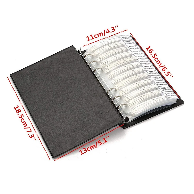 

X61A_8500PCS 0402 SMD Resistor Sample Book 1% Resistor Kit