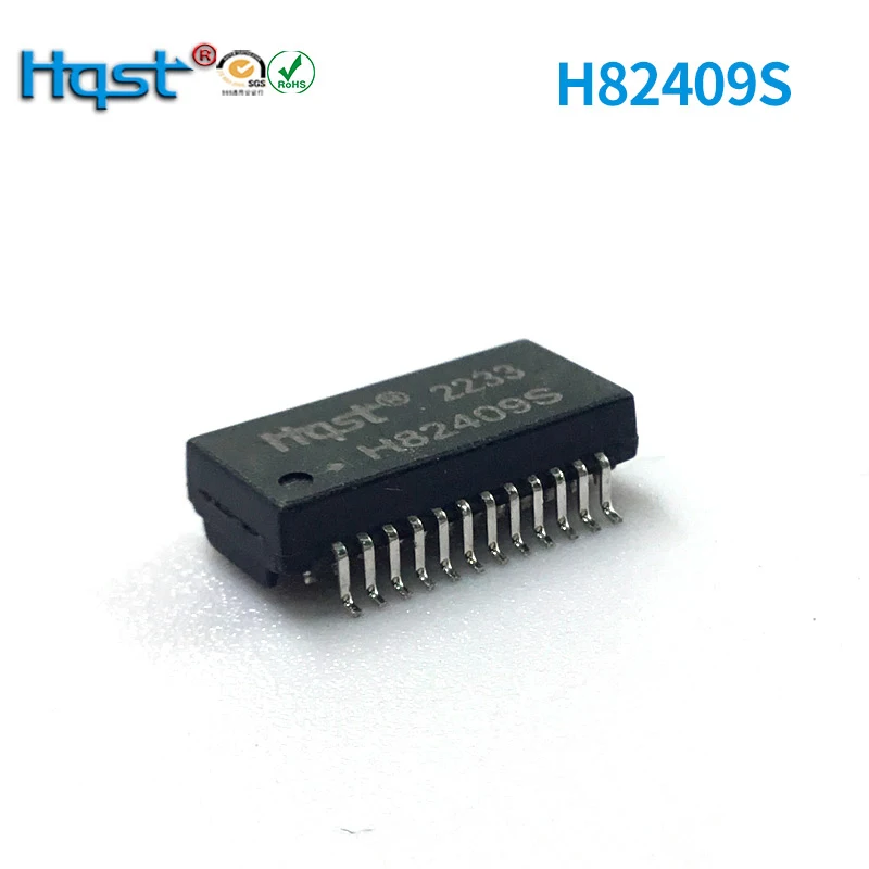 10 Uds nuevo H82409S SOP24 Gigabit transformador de filtro de aislamiento de puerto de red de un solo puerto