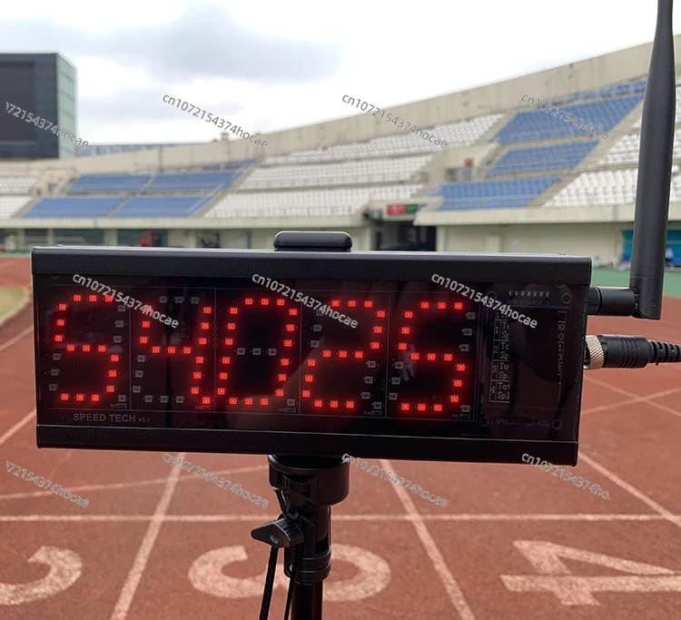 S-007 Секционное время Беспроводная лазерная система синхронизации Многофункциональный электронный таймер для обучения спринту поддорожью