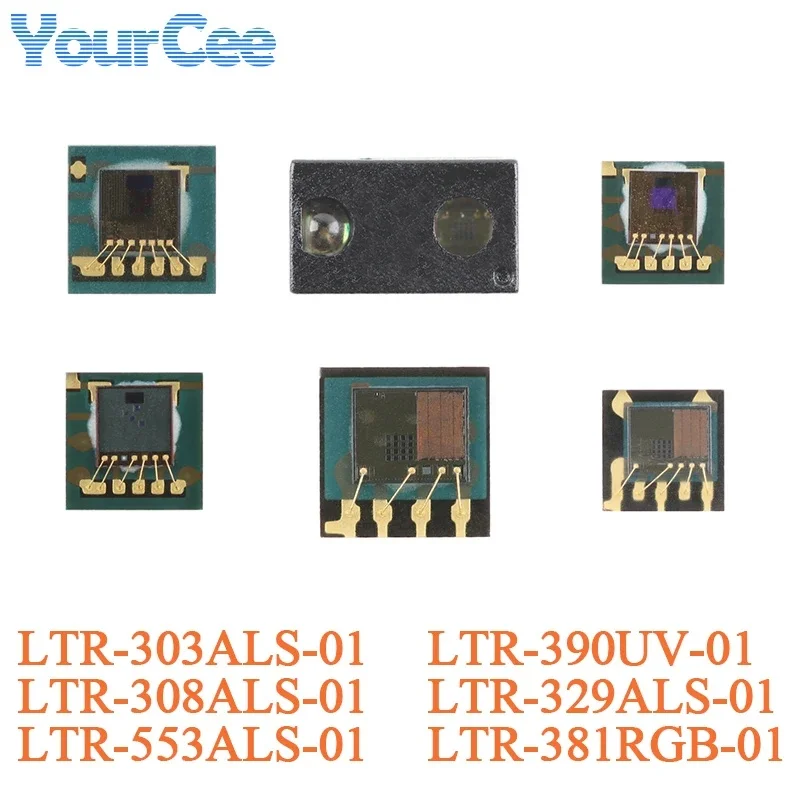 5Pcs LTR-303ALS-01 LTR-308ALS-01 LTR-553ALS-01 LTR-329ALS-01 LTR-390UV-01 LTR-381RGB-01 Digital Ambient Light Sensor