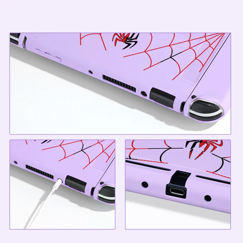 Demi Spider Spider  Protective Case for Switch Oled, Soft TPU Slim Cover for Nintendo Switch Console,NS Game Accessorie