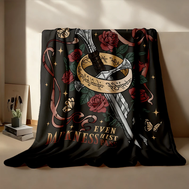Nesta The Valkyrie Flannel Blanket, Nothing Can Break Me Cozy Blanket