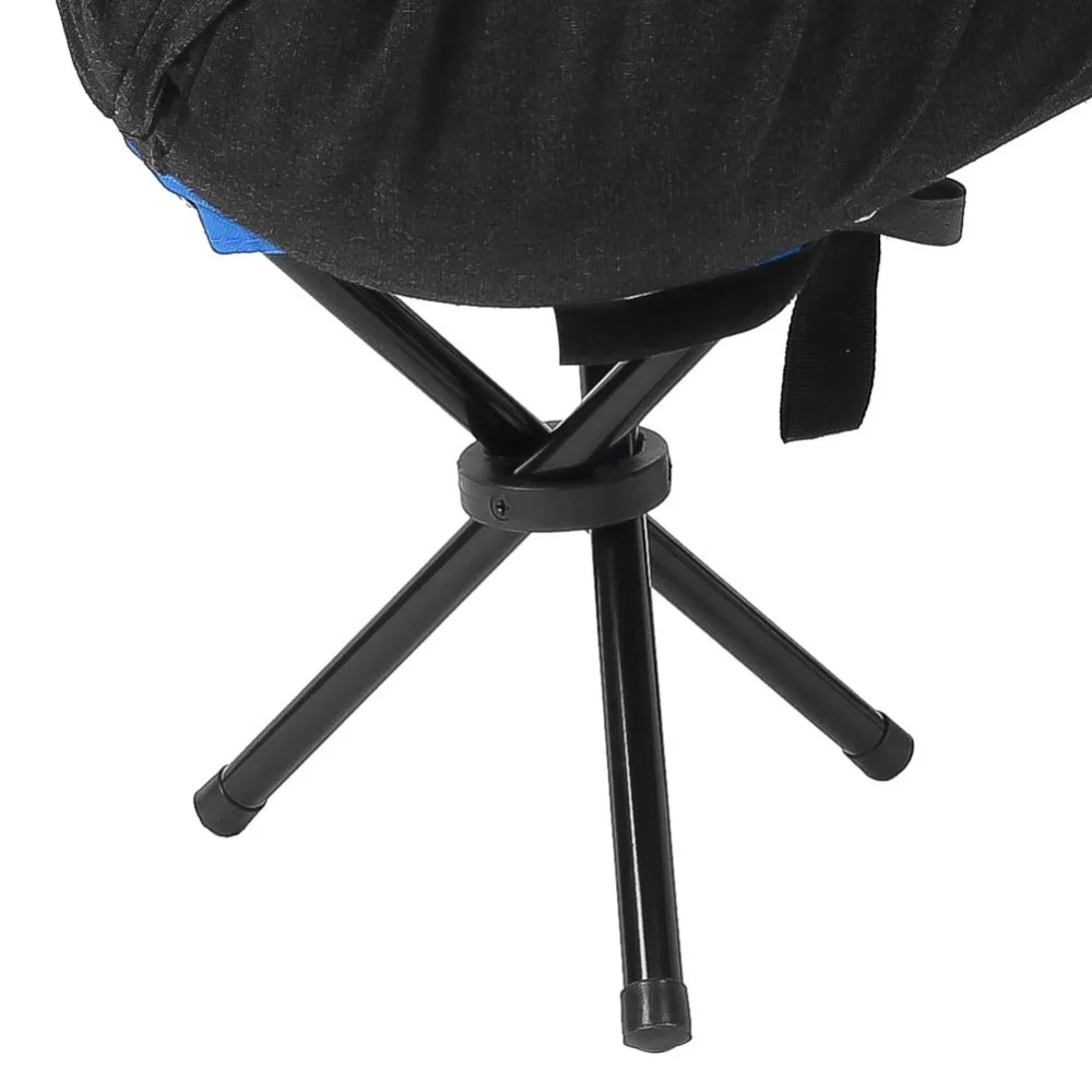 Portable Collapsible Fishing Chair 3 Legs Lightweight Camping Stool 3 Colors with Carry Strap Tripod Chair Picnic