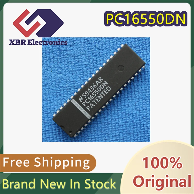 (3/30 Piece) PC16550DN PC16550 DIP40 Through-Hole Microcontroller Processor Brand New Genuine Original
