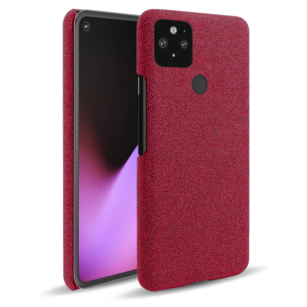 For Google pixel 5 case 5G Soft Premium Fabric and Anti-Slip Grip Case for Google pixel 5 5A 6pro 5G Cover