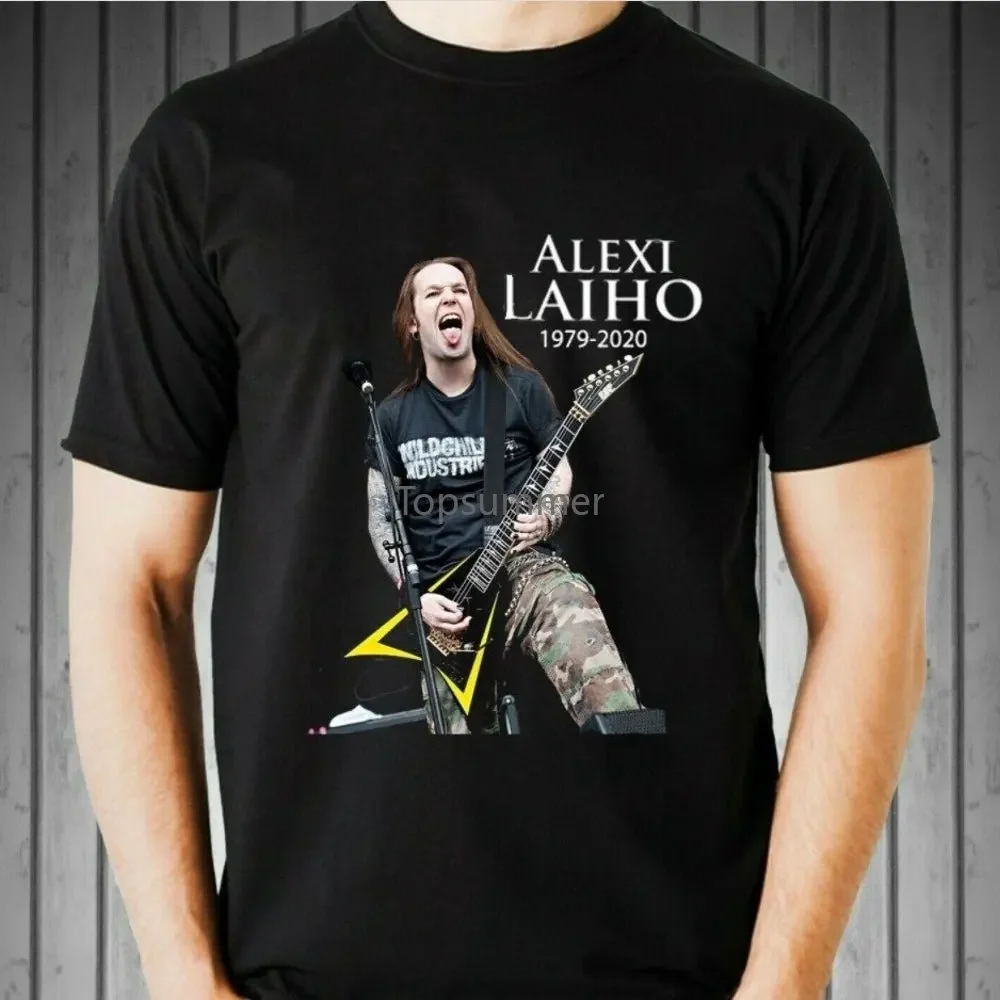 

Rare Rip Alexi Laiho T Shirt The Wild Child Children Of Bodom Death Metal Shirt