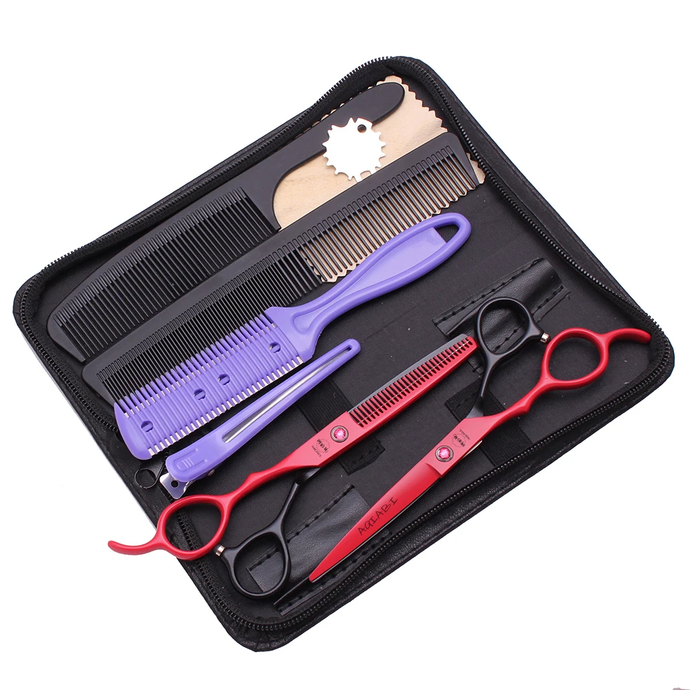 6,0 ''Links Hand Professionelle Friseur Haar Schere Schneiden Schere Ausdünnung Salon Barber Hause Japan Stahl Dropshipping A8001