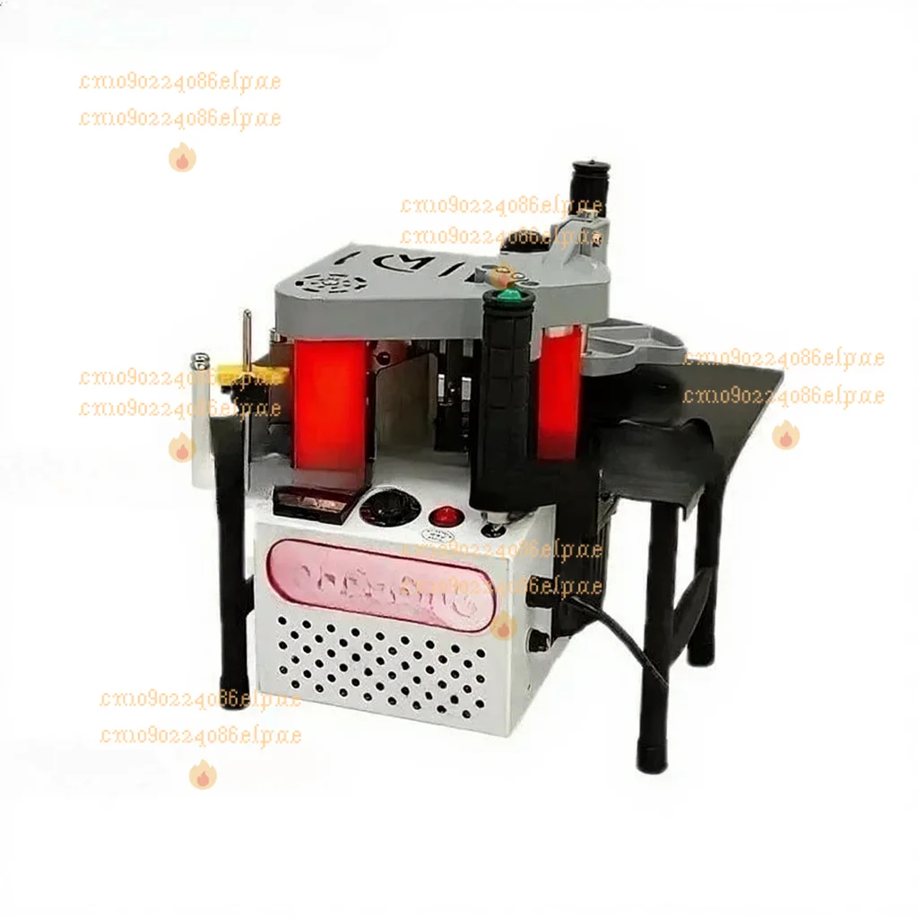 

1200W Small Manual Edge Banding Machine | Double Side Gluing, Portable Woodworking Equipment 220V