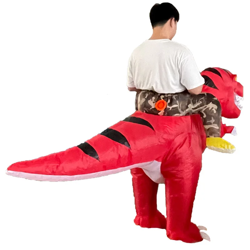 opblazen dinosaurus Cosplay draagbaar volwassen dier dinosaurus opblaasbaar pak Halloween Volwassene