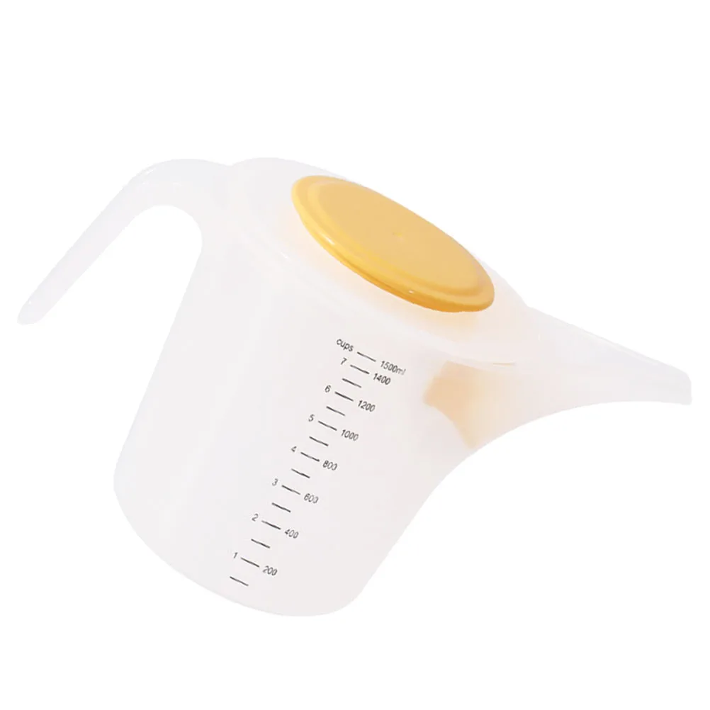 

Transparent Measuring Cup Baking Mix Cup with Scale Side Handle Comfortable Grip for Milk Honey Sauce Liquid Measuring and DIY