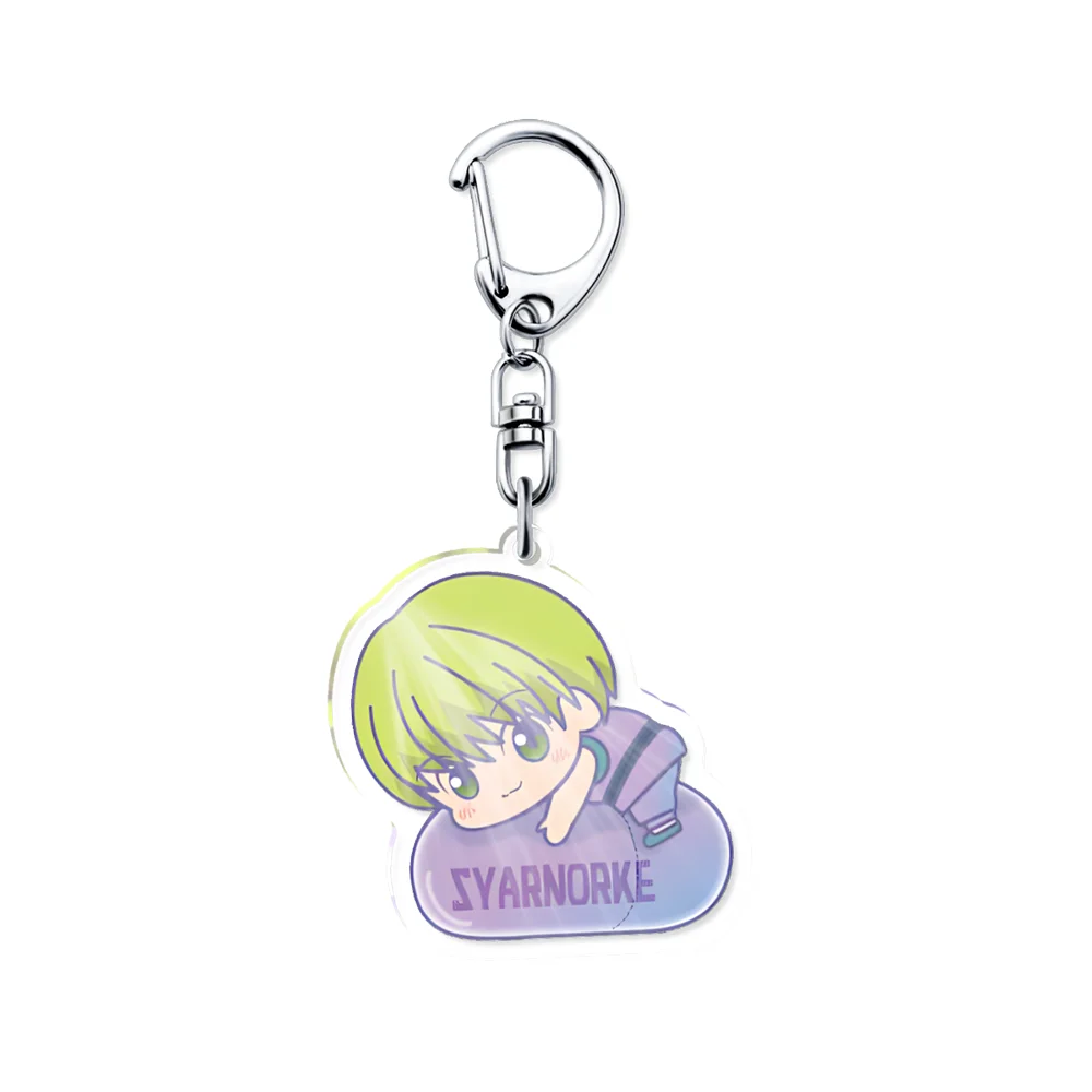 Hunter x Hunter Anime Peripheral Acrylic Pendant Schoolbag Charm Creative Jewelry Car Keychain Fashion Chaveiro Friends Gift