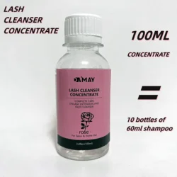 1/2/3 PC 100ml Lash Shampoo Concentrate No Stimulation Lash Cleanser DIY Professional Eyelash Extension Bath Foam Makeup Remover