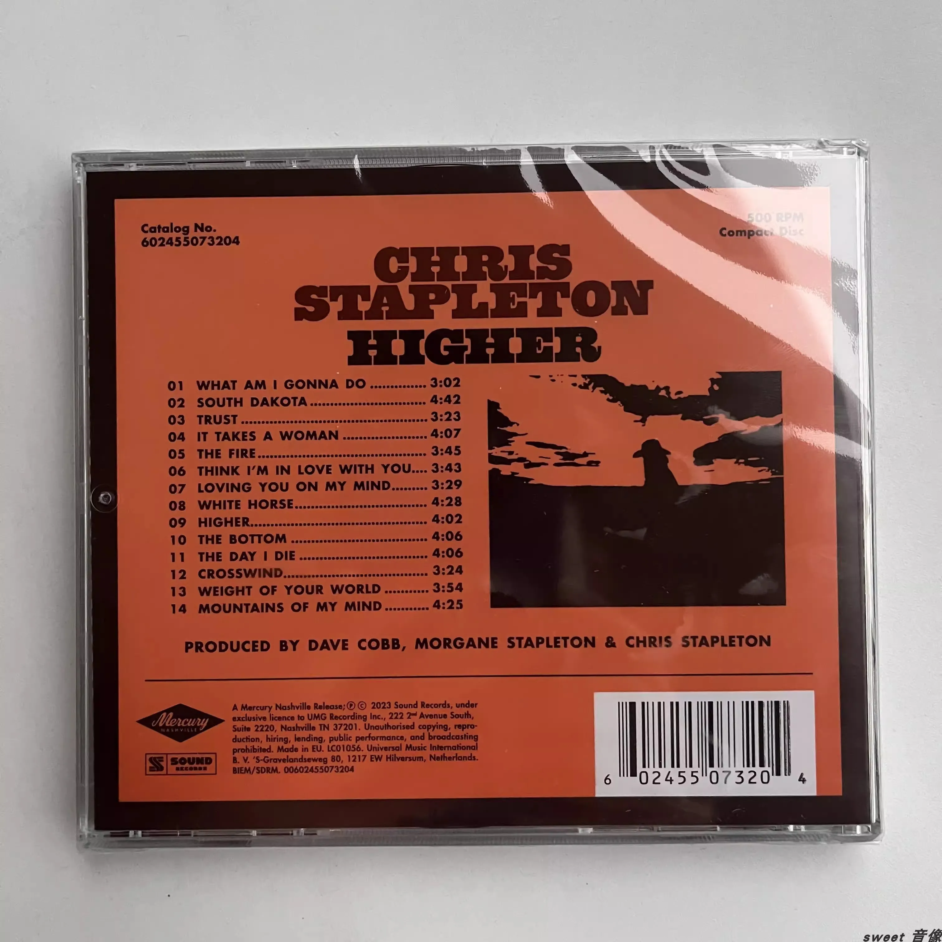 New Chris Stapleton Music CD Higher Album White Horse Music Record Cosplay Walkman Car Soundtracks Box Party Music Collection