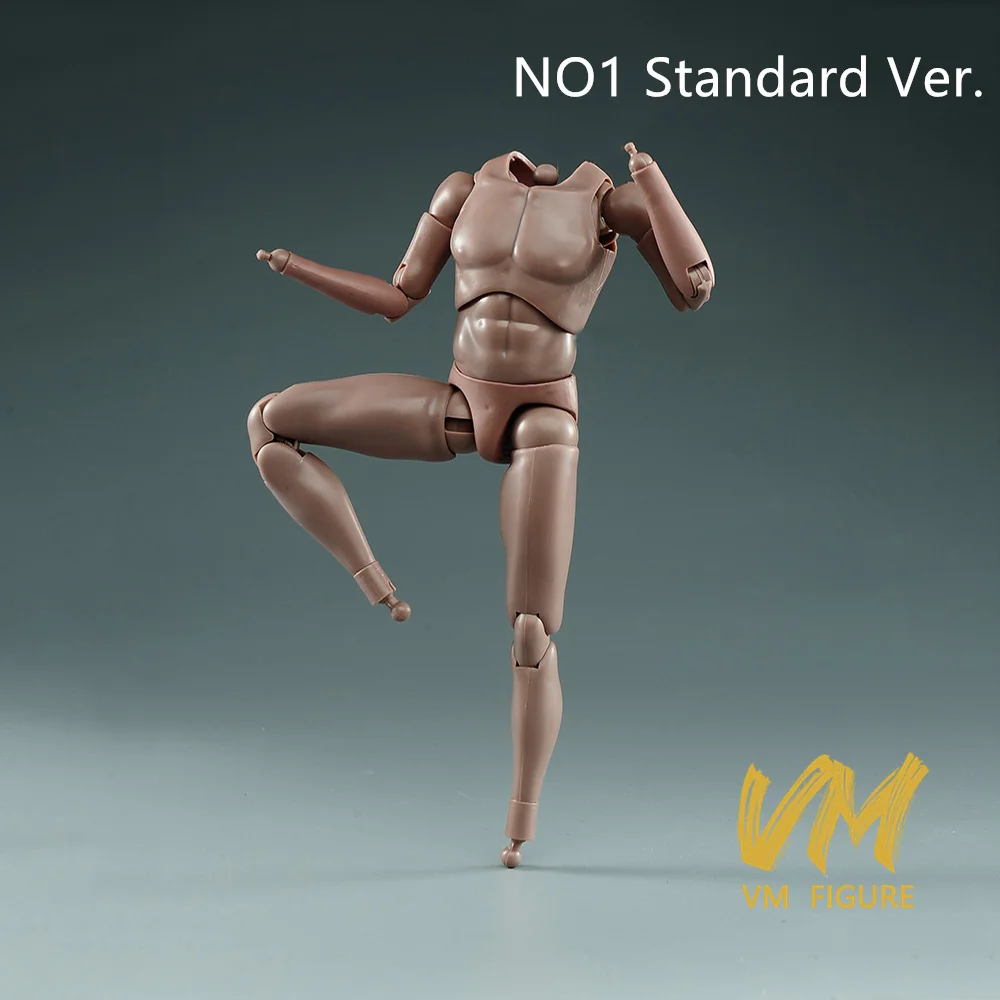 1/6 Schaal Mannelijke Flexibele Gezamenlijke Lichaam Tarwe Spier Standaard Hoogte Toenemende Dikke Armen 12 ''Soldaat Action Figure Body poppen Speelgoed