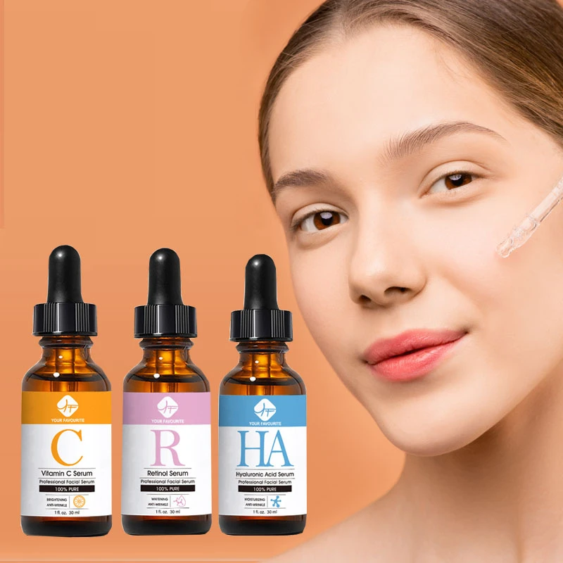 

Face Serum Vitamin C essence Anti wrinkle Moisturizing Brightening Skin Retinol Hyaluronic Acid Original Solution Skin care