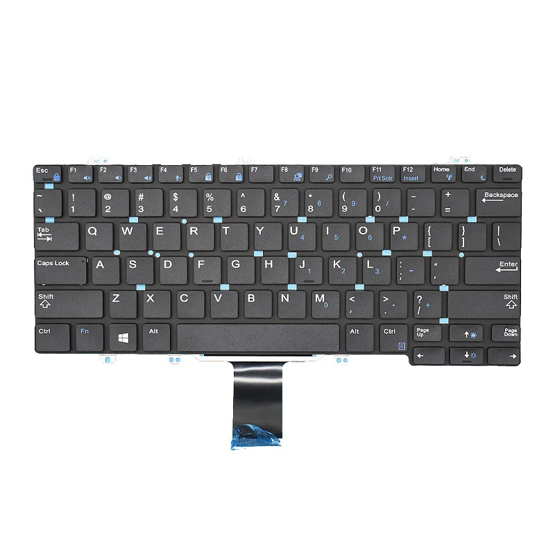 US/RU Russian Keyboard For DELL E5280 E7280 E7380 E7220 Latitude 5290 7290 7380 7389 7390 5288 5289 E7390 E7290 E5290