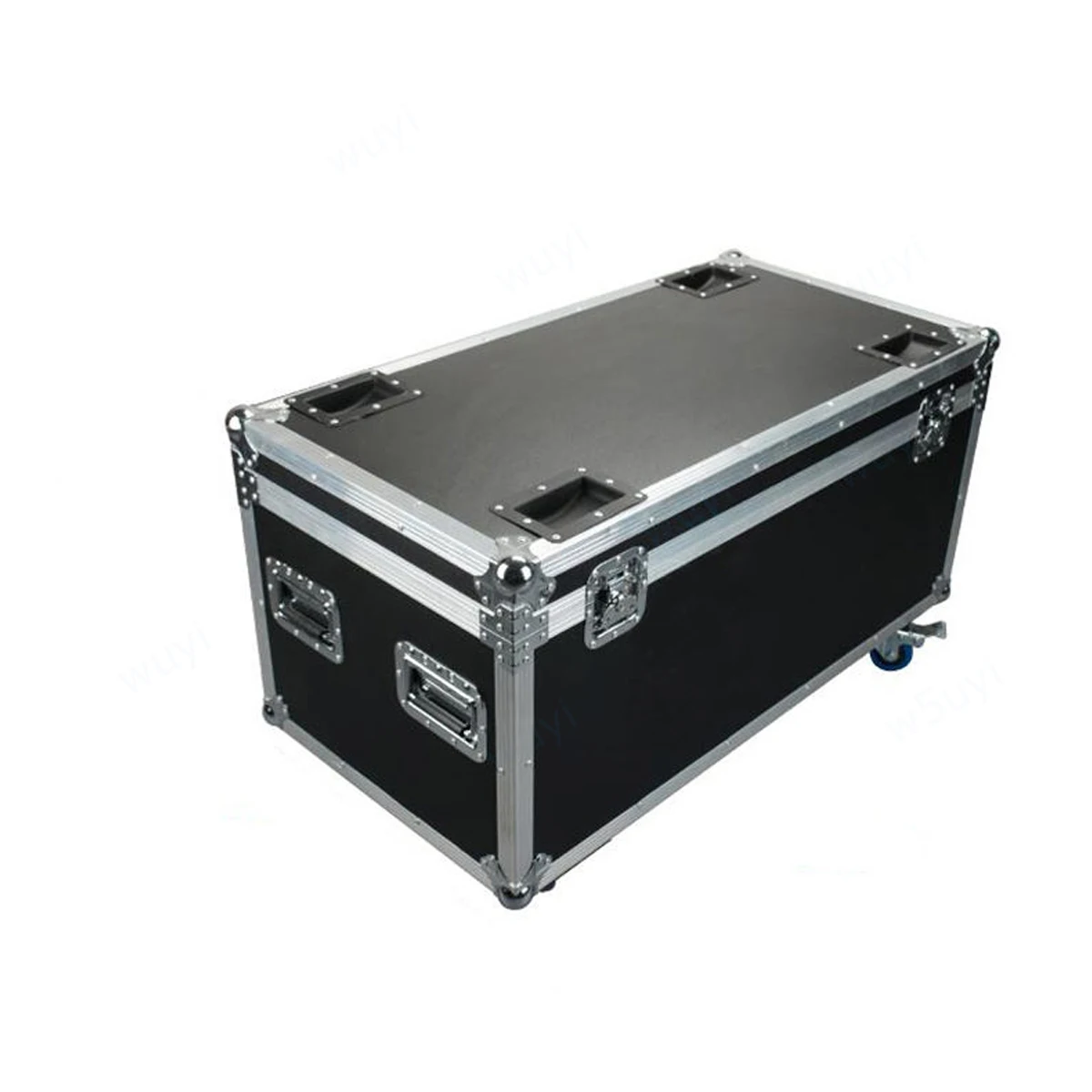 Imagem -03 - Personalizado Alumínio Alloy Flight Case Super Grande Flycase Extragrande Stage Light Equipment Air Wire Shockproof Box com Rodas