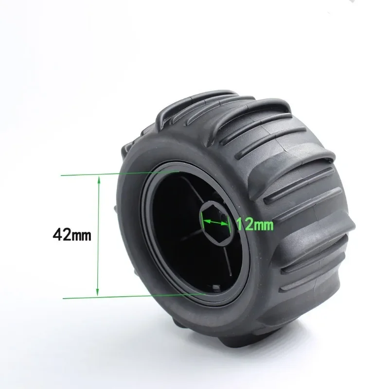 4PCS 85mm 12mm Hex Gummi Reifen Räder für SCY 16101 16102 16103 Pro MJX Hyper Go 14210 16210 1/14 1/16 1/18 RC Monster Truck U