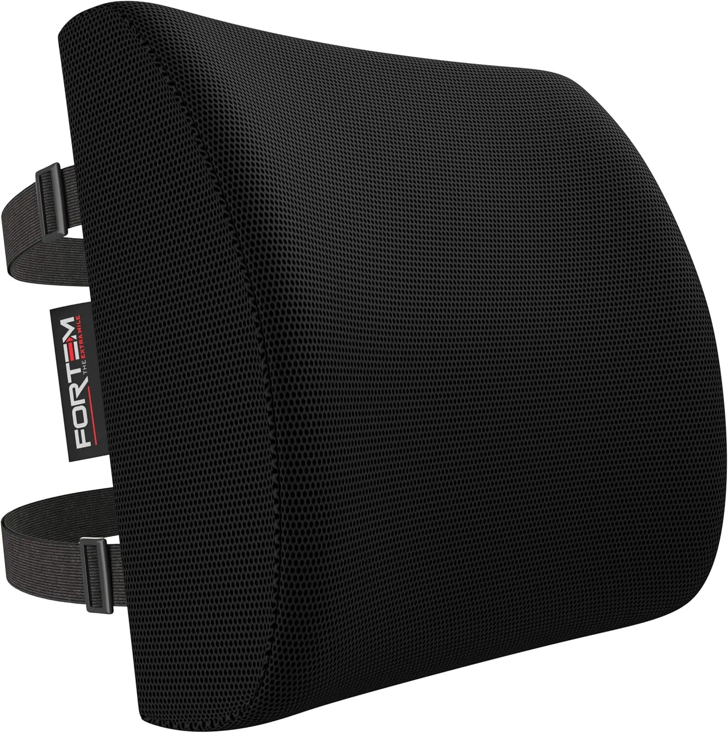 

Подушка для поясницы из пены с эффектом памяти для офисного кресла, автомобиля и игр, с регулируемыми ремнями, дышащим моющимся чехлом