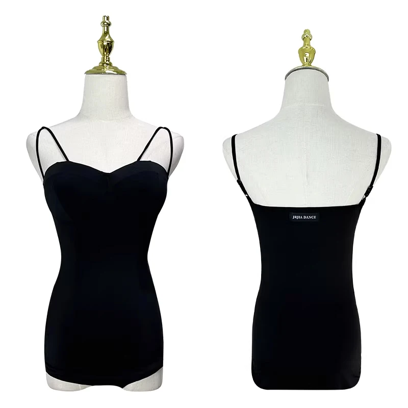 

2026 New Latin Dance Tops For Women Sexy National Standard Dance Shirts Chacha Rumba Tango Adult Female Latin Clothing DQS19791