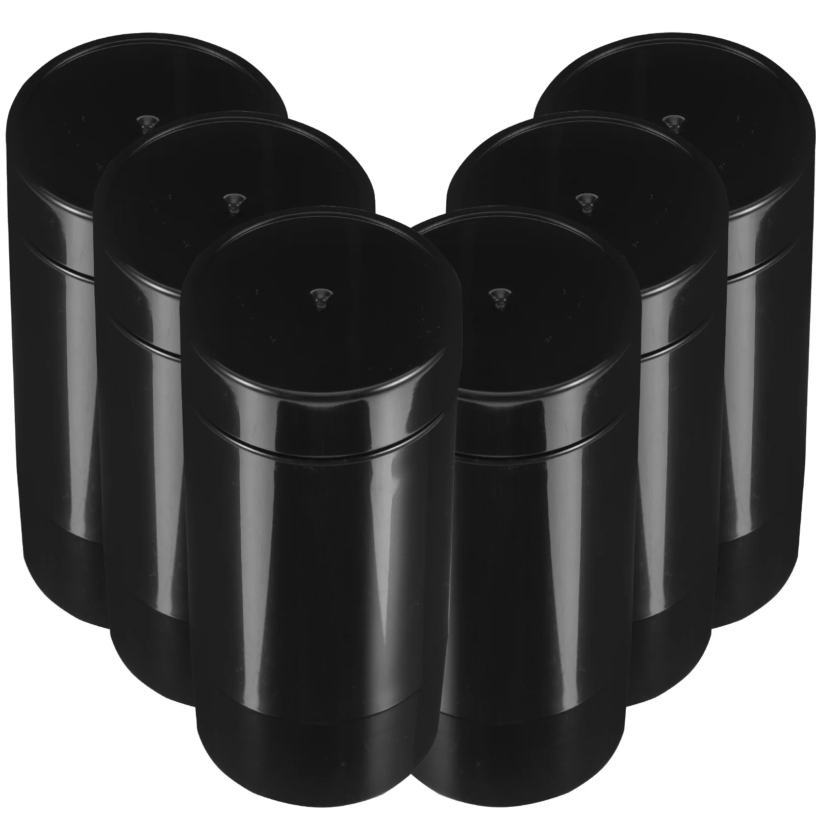 Bouteilles de déodorant rechargeables, conteneurs anti-fuite de taille voyage pour crèmes cosmétiques, savons, lavage du corps, conteneurs vides 6 pièces