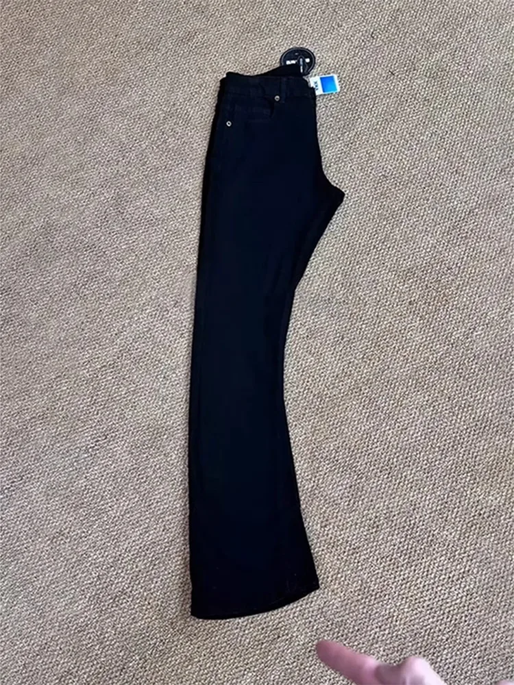 

Slimming Straight Leg Men's Jeans American High Street Sle Spring CleanFit Le Blade Flared Pants Cotton Polyester Blend