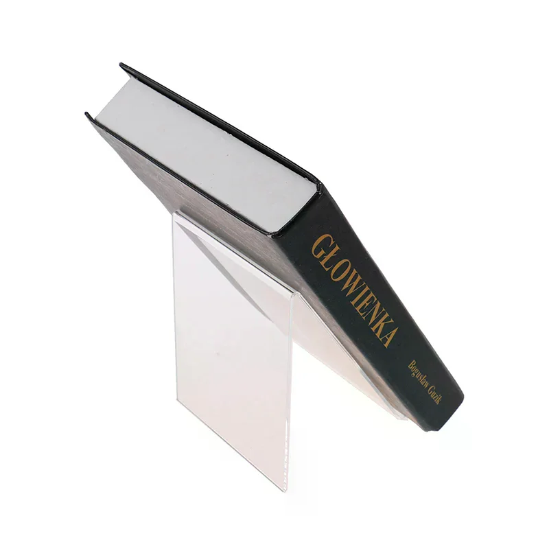 

NEW Acrylic Book Display Stand Photo Frame Brochure Artwork Holder Organizer Product Display Stand School Office Accessories