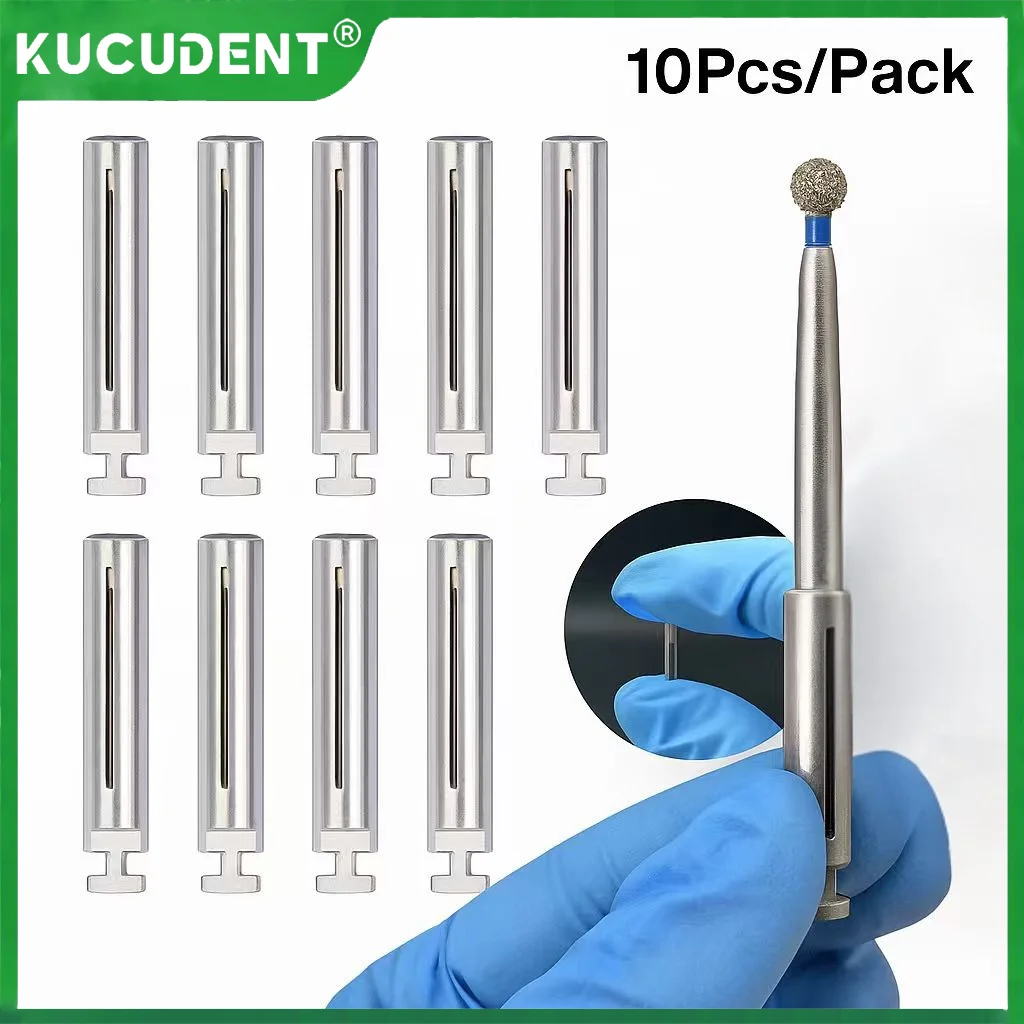 

10 шт. FG-RA боры, стоматологический адаптер, конвертер из нержавеющей стали, высокоскоростные боры FG для низкоскоростного угла от 1,6 мм до 2,35 мм