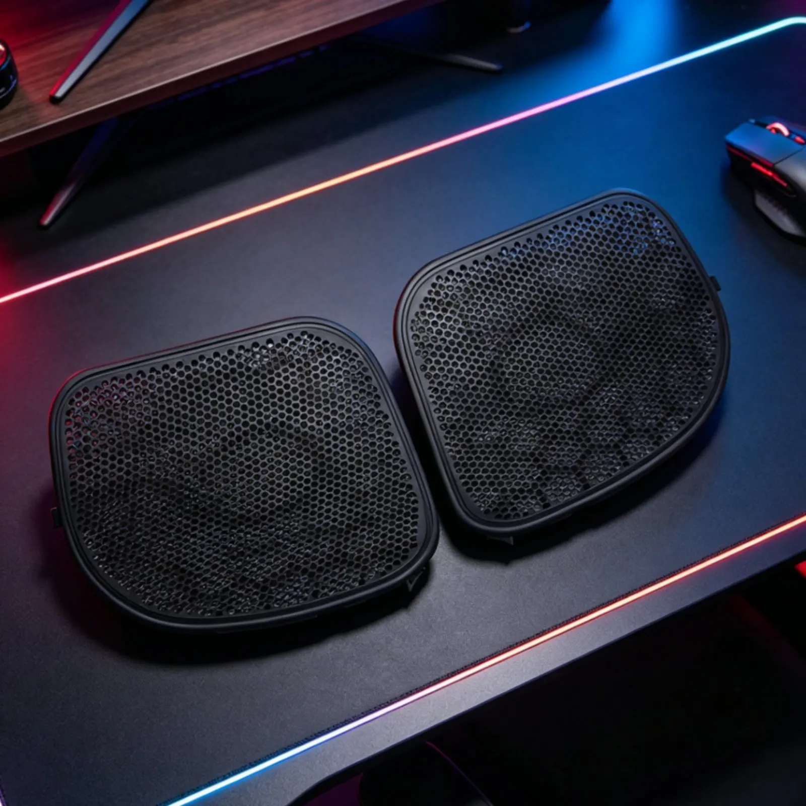 

Fairing Speaker Mesh Cover Dustproof Motorcycle Speaker Grille Vehicle Accessory Easy Replacement Shock Resistant