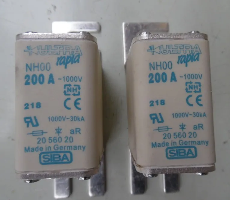 SIBA NH00 100A 1000V 2056020 aR/NH00 200A/NH00 224A /NH00 500A 1000V