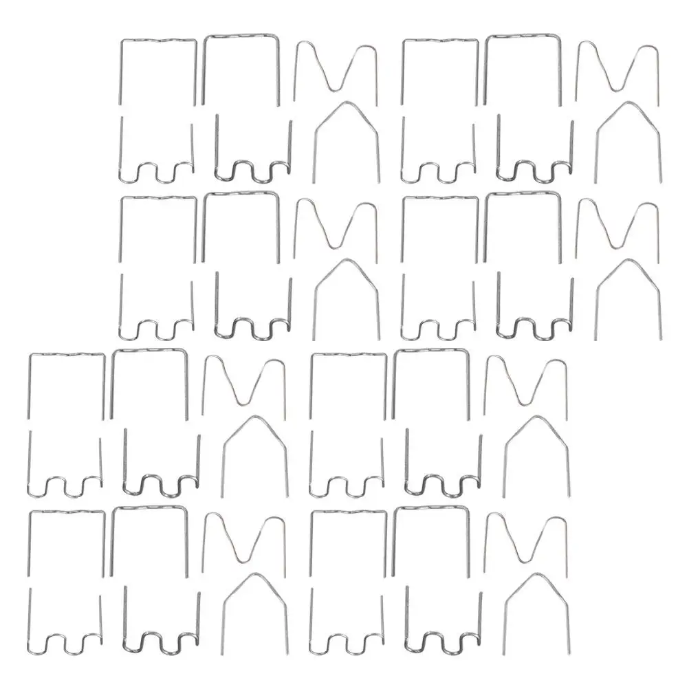 1200Pcs Plastic Welding Staples Kit for Car Bumper Repair Hot Staples Wave V Shape Welding Rods Automobile Plastic Weld Kit