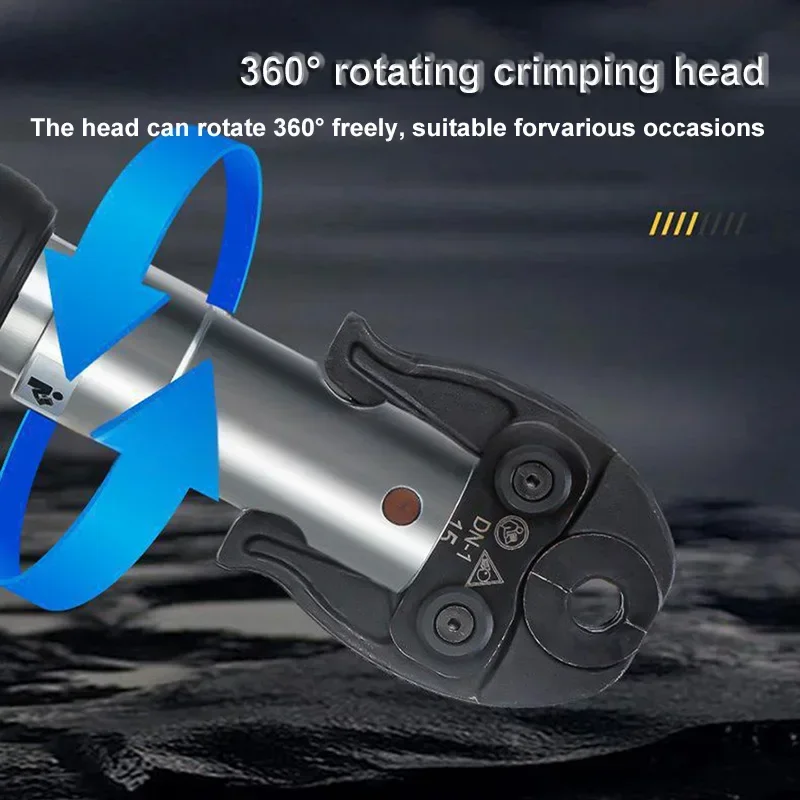 Multi-Functional Small Hydraulic Pipe Pressing Pliers Rechargeable Lithium Voltage Cable Cutting Capability Wire Cutting Feature