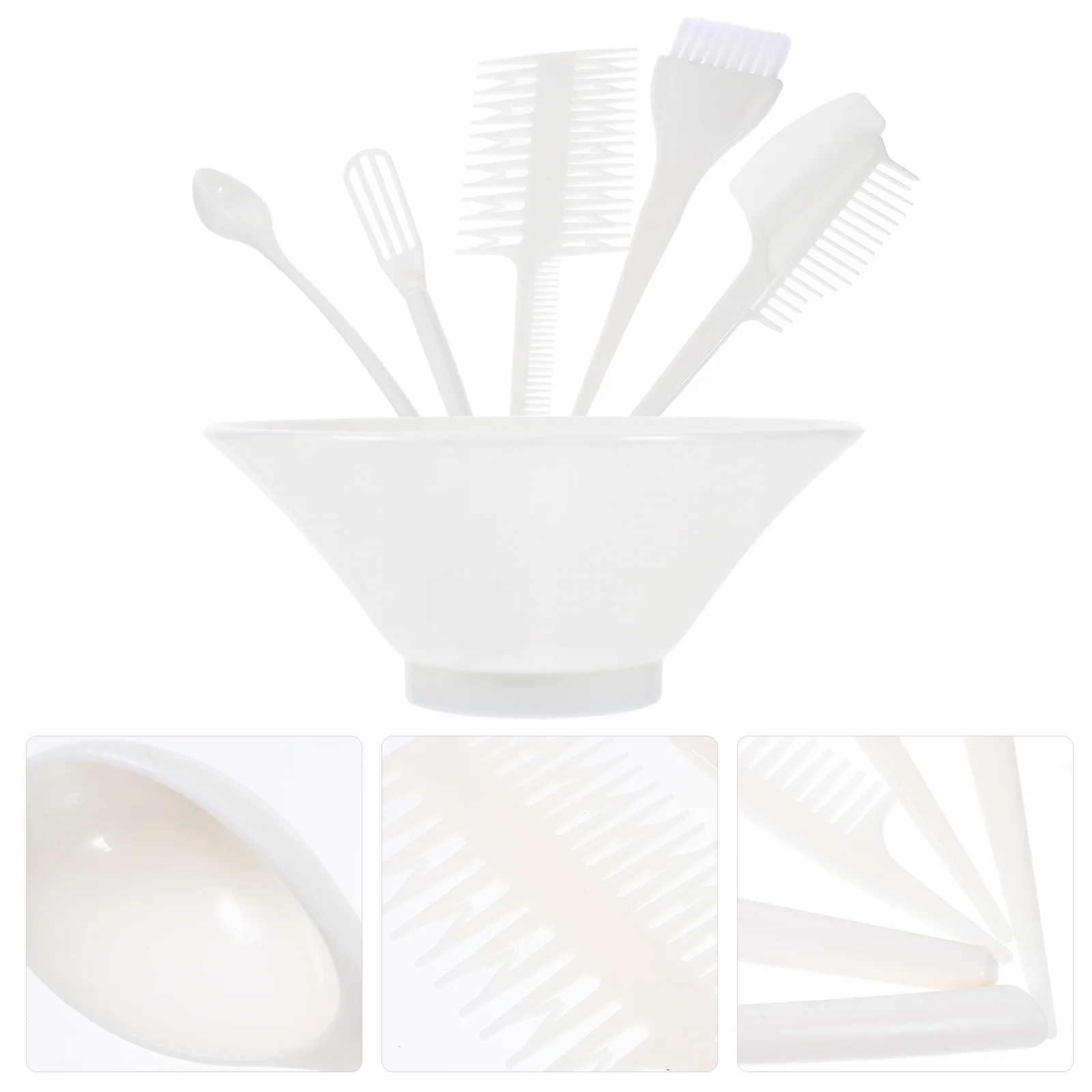 مجموعة مشط فرشاة صبغ الشعر عالية الجودة من 6 قطع مثالية لفرشاة تصفيف الشعر DIY في المنزل والصباغة