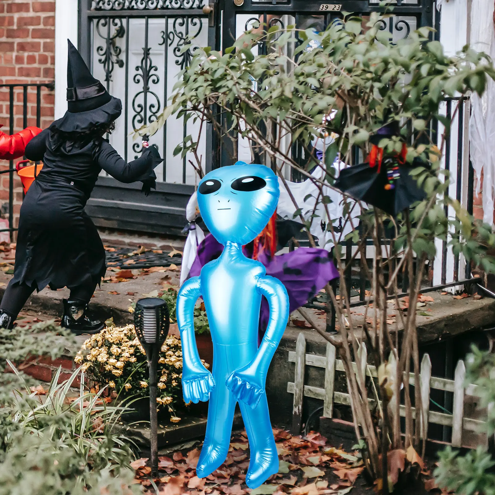 

Inflatable PVC Toys Playthings Halloween Inflates Pool Blue Party Games for Kids