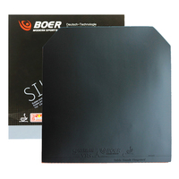 BOER High Quality Table Tennis Rubber Silver-HE Elastic Training Toresist Ping Pong Rubber Pimples In Durable