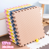 12Pcs Baby Puzzle Play Mat Soft Floor Mat Non-slip Waterproof Sports Mat for Children's Room Home Floor Decoration Baby Gifts