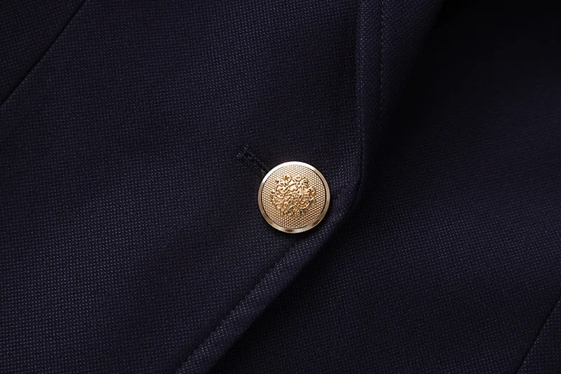 Winter Autumn Fine Workmanship Lady Casual Office Wear Single Button Embroidery Pocket Solid Blazer for Women