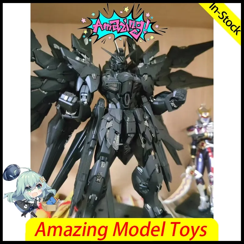 

In Stock PIANXIN Model MGEX Strike Freedom Midnight Coating MG 1/100 Assembly Model Kit Action Figure Plastic Model Toys Custom