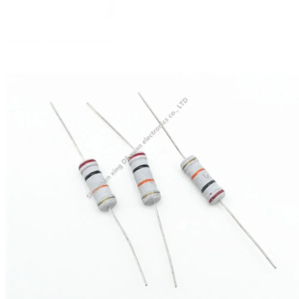 

20PCS Metal Oxide Film Resistors 3W 5% 10K12K 15K 18K20K 22K 24K 27K 30K 33K 36K 39K 43K 47K 51K 56K 62K 68K 75K 82K 91K R E Ohm