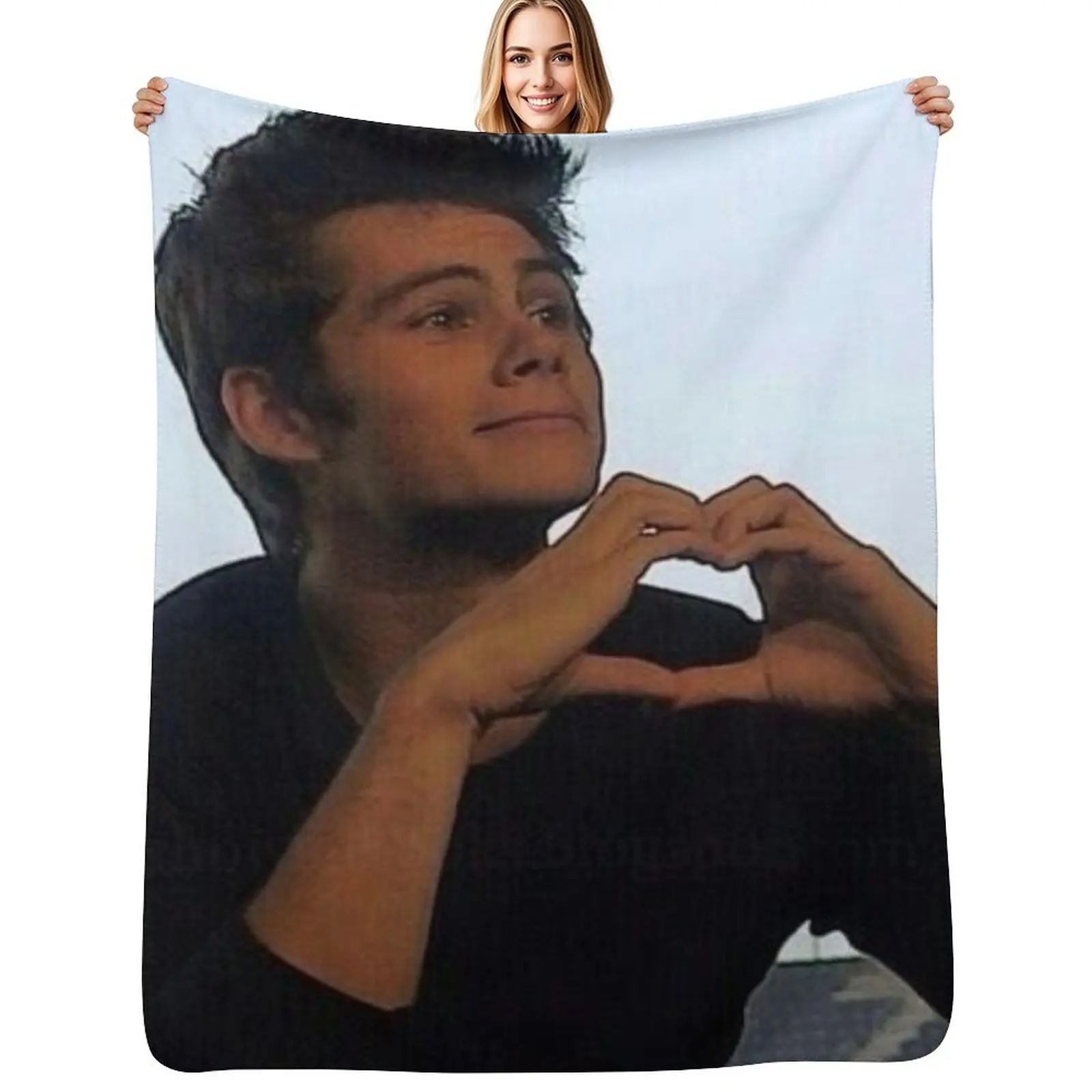 

Dylan Oabrien 3 Throw Blanket bed plaid Soft Plush Plaid Fashion Sofas for babies Blankets