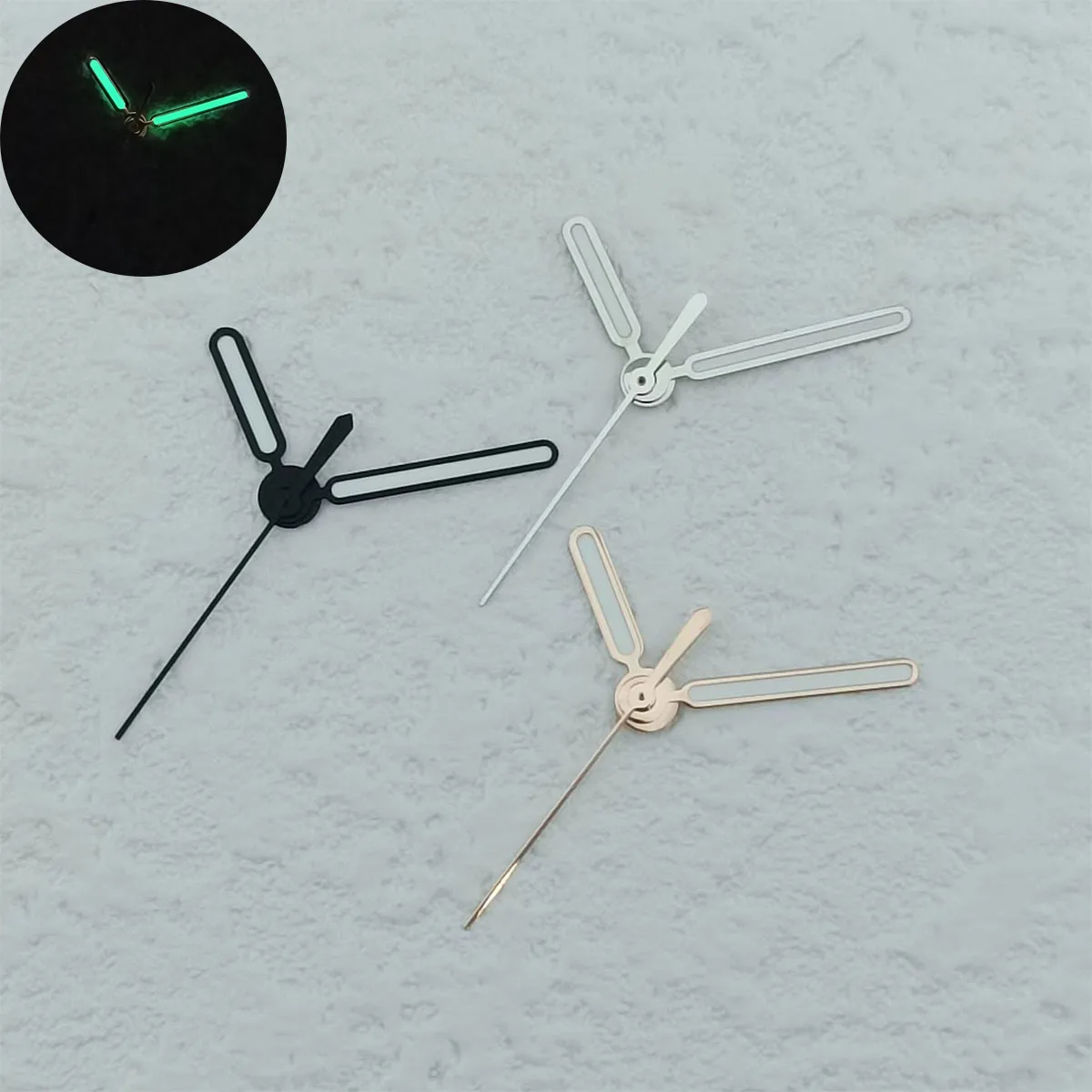 

NH35 Watch accessories Green luminous Hands suitable for NH35/NH36/4R/7S movement