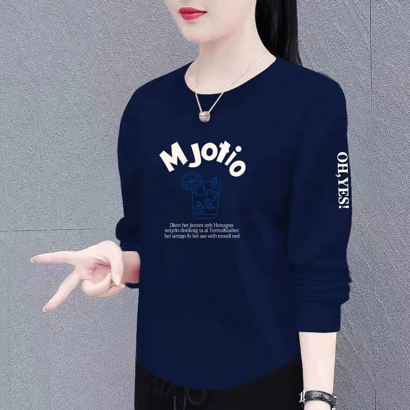 

Модная одежда для мам с круглым вырезом, больших размеров, теплая, из полиэфирного волокна, с принтом, тонкая, для женщин среднего и пожилого возраста.