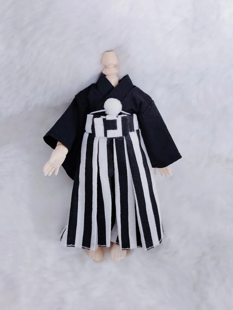 Maßstab 1:12, männliche/weibliche Kimono-Yukata-Puppenkleidung, handgefertigtes Zubehör für Ob11-Actionfiguren, Gsc Uf Body – Detail 7