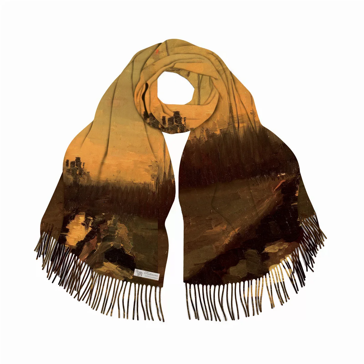 

Весенний шарф из искусственного кашемира с художественным винтажным узором 200x70 см, французская шаль, теплый, легко чистится, для работы